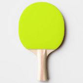 Raquette De Ping Pong Chartreuse Couleur jaune uni (Dos)