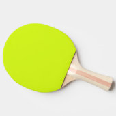 Raquette De Ping Pong Chartreuse Couleur jaune uni (Côté)