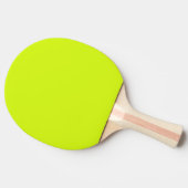 Raquette De Ping Pong  Chartreuse Jaune (couleur unie)  (Côté)