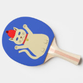 Raquette De Ping Pong Chat de Noël mignon (Côté)