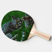 Raquette de ping pong chat et souris (Côté)