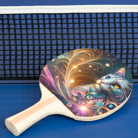 Raquette De Ping Pong Chat Fantastique (Insitu)