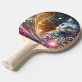 Raquette De Ping Pong Chat Fantastique (Devant Angle)