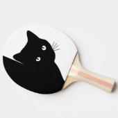 Raquette De Ping Pong Chat noir (Côté)