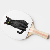 Raquette De Ping Pong chat noir (Côté)
