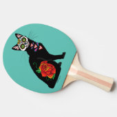 Raquette De Ping Pong Chat noir de Sugar (Côté)