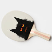 Raquette De Ping Pong Chat noir grumeux (Côté)