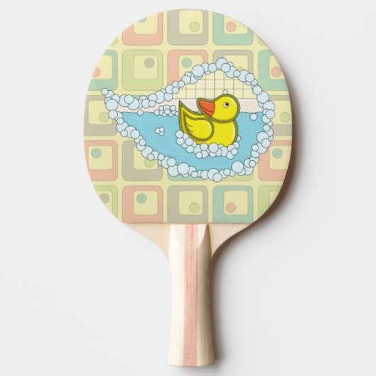 Raquette De Ping Pong Chaucer le canard en caoutchouc Ping Pong Paddle (Devant)