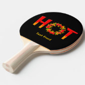 RAQUETTE DE PING PONG CHAUD (Devant Angle)