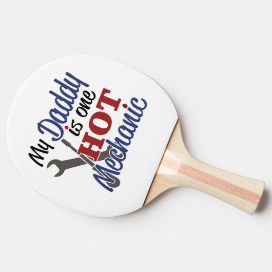 Raquette De Ping Pong Chaud mécanicien papa (Côté)