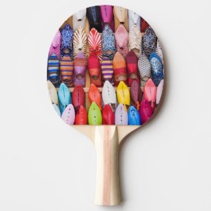 Raquette De Ping Pong Chaussures exposées dans une boutique dans les sou