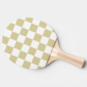 Raquette De Ping Pong Checkered Ping Pong Paddle (Côté)