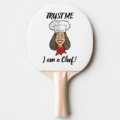 Raquette De Ping Pong Chef femme (Devant)