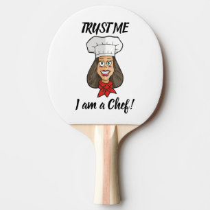 Raquette De Ping Pong Chef femme