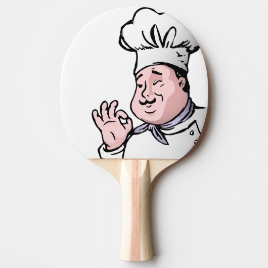 RAQUETTE DE PING PONG CHEF GOURMET (Devant)