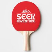 RAQUETTE DE PING PONG CHERCHEZ L'AVENTURE (Devant)