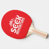 RAQUETTE DE PING PONG CHERCHEZ L'AVENTURE (Côté)