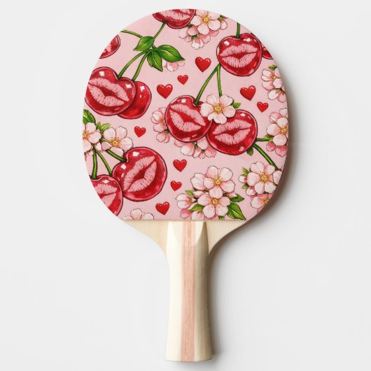 Raquette De Ping Pong Cherry Kiss Ping Pong Paddle (Devant)