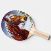 Raquette De Ping Pong Cheval de Noël (3) (Côté)