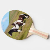 Raquette De Ping Pong Chevaux à flanc de colline (Côté)
