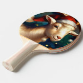 Raquette De Ping Pong Chèvre de Noël (1) (Devant Angle)