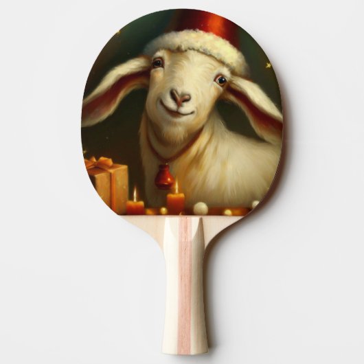 Raquette De Ping Pong Chèvre de Noël (3) (Dos)