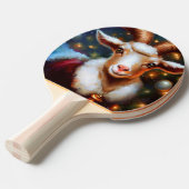 Raquette De Ping Pong Chèvre de Noël (4) (Devant Angle)