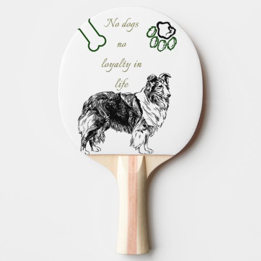 Raquette De Ping Pong Chien (Devant)