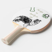 Raquette De Ping Pong Chien (Devant Angle)