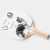 Raquette De Ping Pong Chien (Côté)
