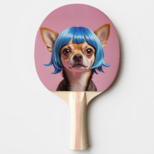 Raquette De Ping Pong Chihuahua wig