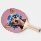 Raquette De Ping Pong Chihuahua wig (Côté)
