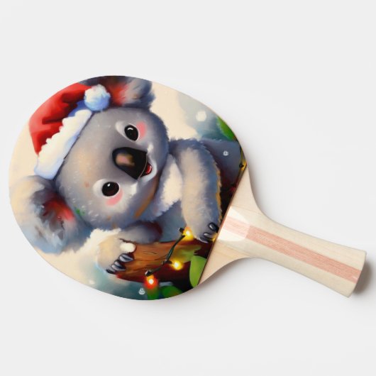 Raquette De Ping Pong Christmas Koala (2) (Côté)
