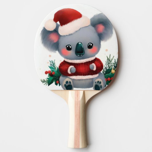 Raquette De Ping Pong Christmas Koala (3) (Devant)