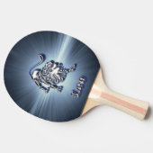 Raquette De Ping Pong Chrome Lion (Côté)