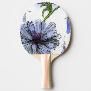 Raquette De Ping Pong "Chute pétale n°2" Paddle à bascule floral