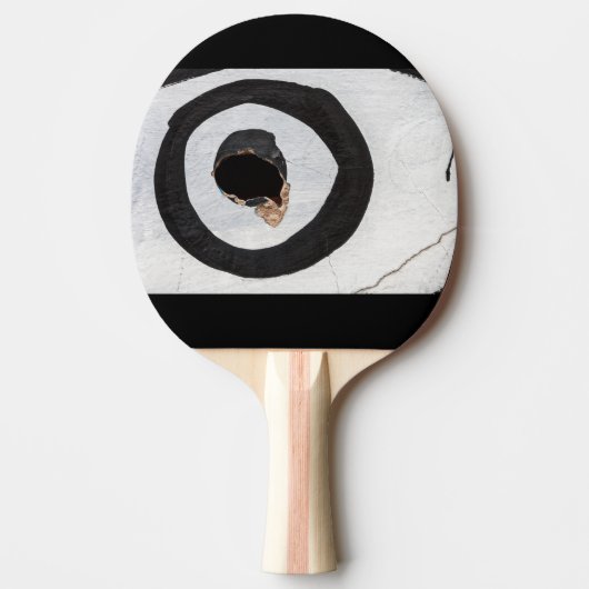 Raquette De Ping Pong cible déchirée (Devant)