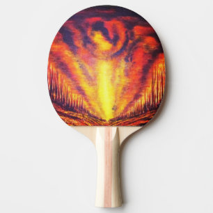 Raquette De Ping Pong Ciel brûlant