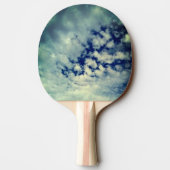 Raquette De Ping Pong Ciel foncé, à travers les nuages (Dos)