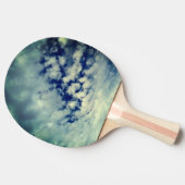 Raquette De Ping Pong Ciel foncé, à travers les nuages (Côté)
