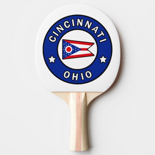 Raquette De Ping Pong Cincinnati Ohio (Devant)
