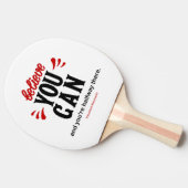 Raquette De Ping Pong Citation célèbre de l'élection présidentielle (Côté)