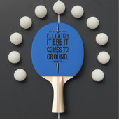 Raquette De Ping Pong Citation Cool moderne noir et bleu