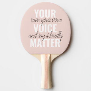 Raquette De Ping Pong Citation Motivation de l'inspiration pour votre vo