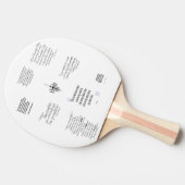 Raquette De Ping Pong Citations Audrey Hepburn (Côté)