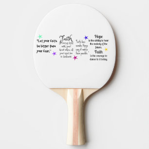 Raquette De Ping Pong Citations inspirantes sur la foi et l'espoir