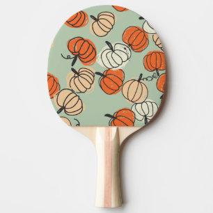 Raquette De Ping Pong Citrouille : Merci motif sans soucis.