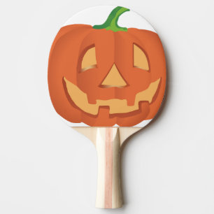 Raquette De Ping Pong Citrouille pour Halloween 1