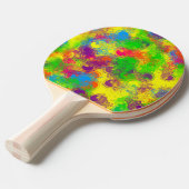 Raquette De Ping Pong CKC Paint Can Florals - (Devant Angle)