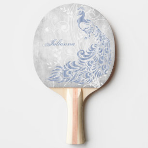 Raquette De Ping Pong Clair Peacock Personnalisé Ping Pong Paddle
